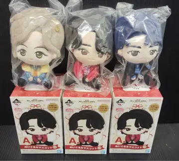 미세스 그린애플 제일복권 A상 봉제인형 마스코트 3종 세트