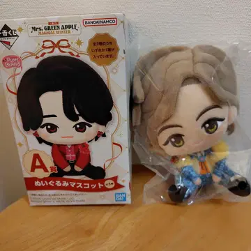 Mrs. GREEN APPLE 봉제 인형 마스코트 A상 후지와라 료카