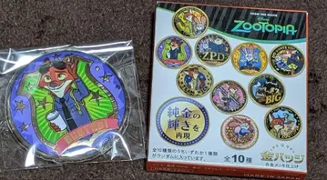 [ 디즈니 ] 주토피아 금 배지 닉