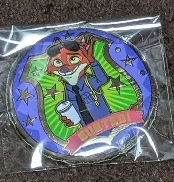 [ 디즈니 ] 주토피아 금 배지 닉