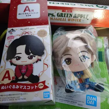 BANDAI 봉제 인형 마스코트 A상 그린애플