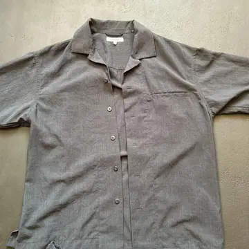 GLOBAL WORK 반팔 셔츠 팬츠 셋업 S 사이즈 네이비