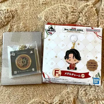 미세스 그린애플 제일복권 F상 메탈 참 쿠스시키 새상품