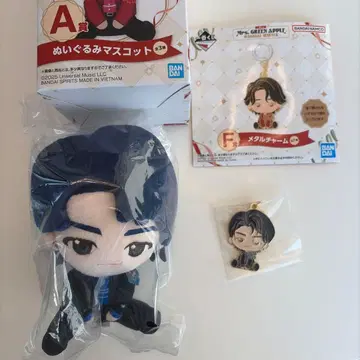 Mrs. GREEN APPLE 제일복권 메탈 참 봉제 인형 마스코트