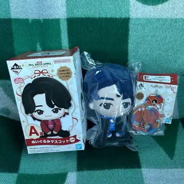 미세스 제일복권 A상 봉제인형 마스코트 와카이 히로토 아크릴 참 포함