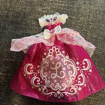 리카짱 꿈꾸는 공주님 핑크 글리터 리카짱 드레스만