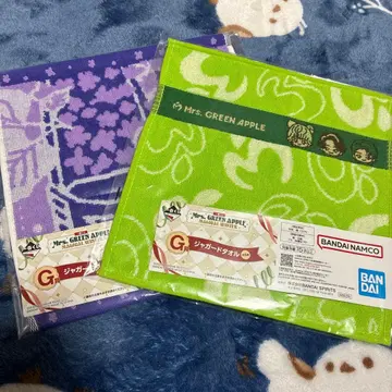 미세스 GREEN APPLE 미세스 제일복권 G상 자카드 타월 2개