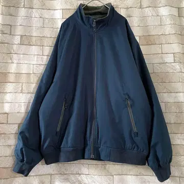 ORVIS 오비스 나일론 자켓 자수 로고 안감 플리스 네이비 L