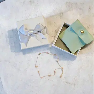 골드 체인 팔찌 기프트 박스 선물