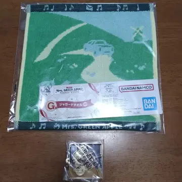 미세스 그린애플 제일복권 자카드 타월, 메탈 참