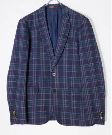 새상품급 Paul Smith 테일러드 자켓 네이비 체크
