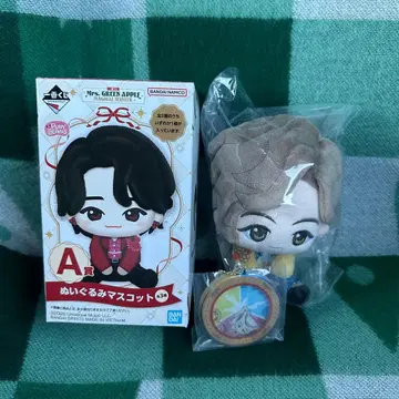 미세스 제일복권 A상 봉제 인형 마스코트 아크릴 참 포함