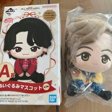 Mrs. GREEN APPLE 봉제 인형 마스코트 A상 후지사와 료짱