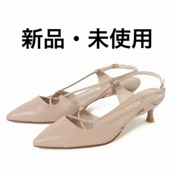 Le Talon 4.5cm 레이스업 백 벨트 펌프스