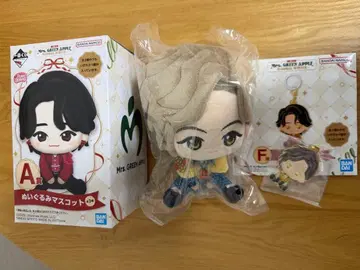 미세스 제일복권 봉제 인형 마스코트 메탈 참 후지사와 료카