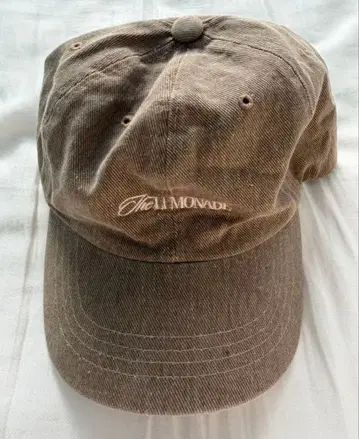 SeaRoomlynn Lemonade 자수 CAP 베이지