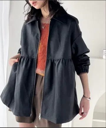 classicalelf 페이크 가죽 자켓 페플럼