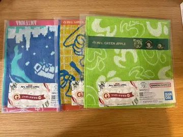 Mrs. GREEN APPLE 자카드 타월 3세트