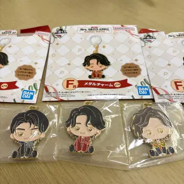 메탈 참 3개 세트 미세스 1번 복권 F상