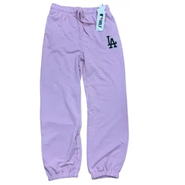 새상품 다저스 로고 핑크 스웨트 팬츠 M