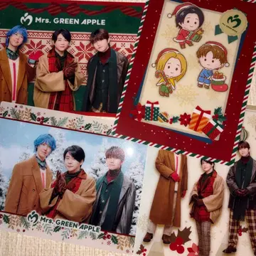 총 4종 미세스 비주얼 시트 Mr's GREEN APPLE 로손