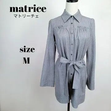 [ a1428 ] matrice 새상품 스트레치 울 셔츠 자켓 38