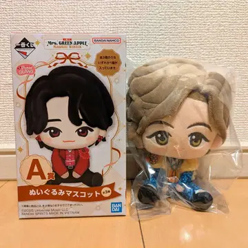 제일복권 미세스 A상 봉제 인형 마스코트 후지와라 료카