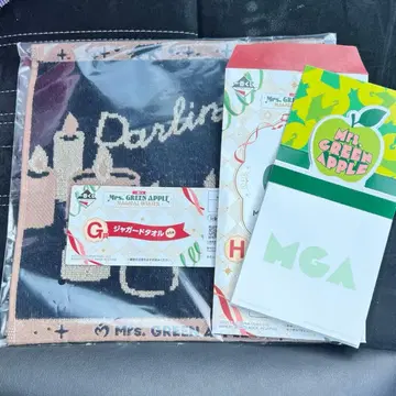 Mrs. GREEN APPLE 제일복권 G상 자카드 타월 달링 H상