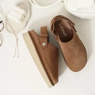 FUNALIVE L.B.Evans Eva 가죽 통굽 신발 22.5~23