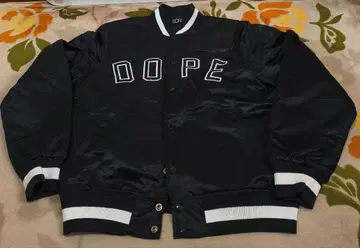 DOPE 나일론 바시티 자켓 L 사이즈 블랙