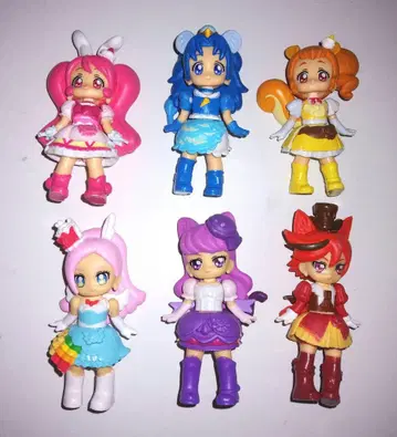 [정크제품] 키라키라 프리큐어 아라모드 프리큐토 6개 묶음 판매