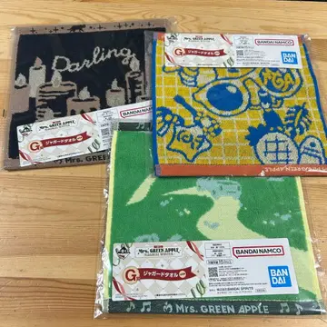 제일복권 Mrs. GREEN APPLE 자카드 타월 3개 세트