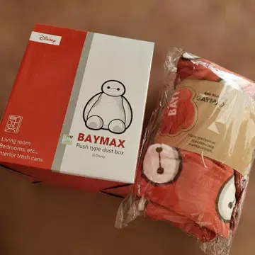 새상품 미개봉 베이맥스 BAYMAX 더스트 박스와 담요 세트
