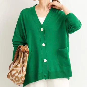 FRAMeWORK V넥 빅 가디건