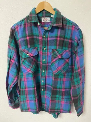 PRIVATE PROPERTY 체크 무늬 플란넬 셔츠