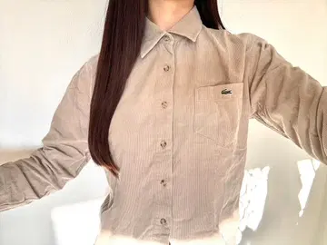 LACOSTE 코듀로이 셔츠 40 사이즈