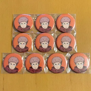 애니메이션 주술회전전 캔뱃지 이타도리 10점