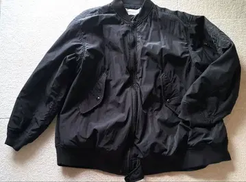 신존 플레어 플라이트 자켓 블랙 34