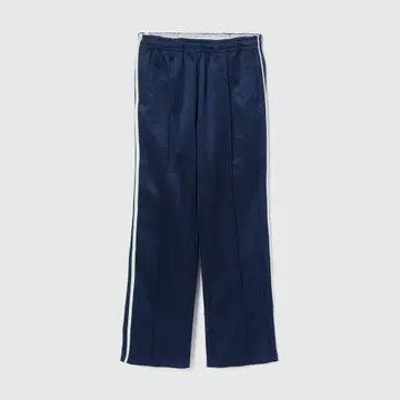 시루무린 콜라보 네이비 사이드 스트라이프 저지 팬츠