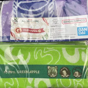 미세스 1번 복권 G상 자카드 타월 2장 세트