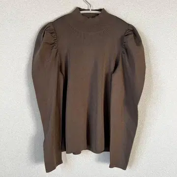 새상품급 DAMA collection 개더 숄더 브라운 L