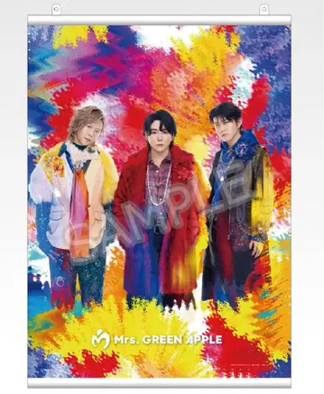 Mrs. GREEN APPLE 제일복권 B상 캔버스 태피스트리