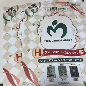 제일복권 미세스 F상 클리어 파일&스티커 미개봉 2세트