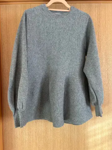 SONNY LAUREL 그레이 니트 긴팔 상의