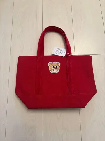 올드 테디 스몰 토트백 와인