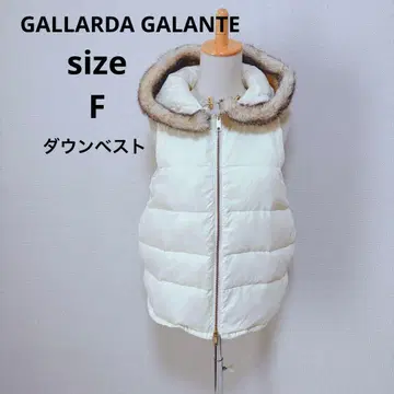 개럴개런트 다운 베스트 더블 지퍼 후드 부착 베스트