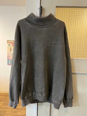 XLARGE 하이넥 맨투맨 XL 그레이