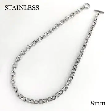 새상품 만텔 팥 체인 목걸이 닻 스테인리스 316L