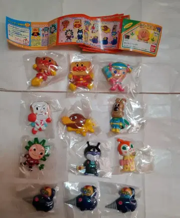 호빵맨 굿츠쿠룬데스 19의 전 12종 세트 마그넷 자석 카비 모구린