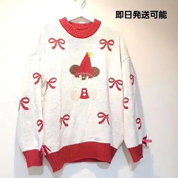 [ 새상품급 ] 2025 디즈니 크리스마스 스웨터 프리 사이즈 릴 린린